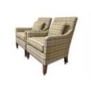 Pair New Hand Made Edwardian Arm Chairs